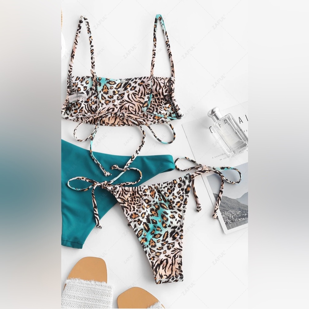ZAFUL 2-piece leopard print bikini
